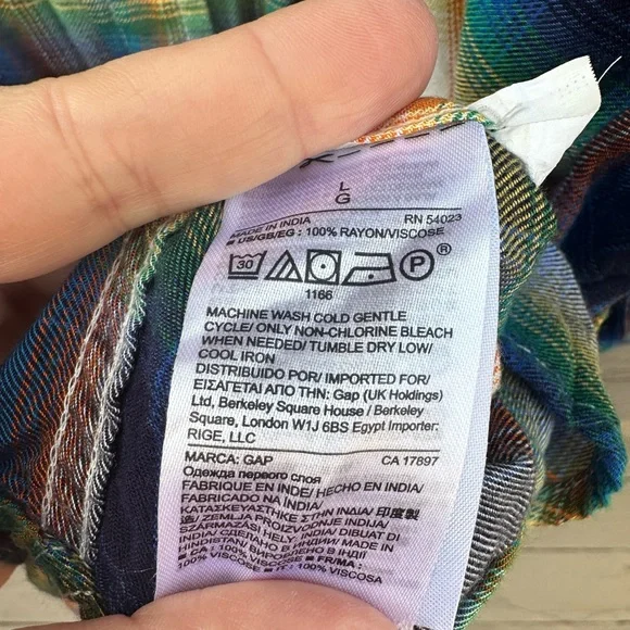 Gap + Pendleton flannel shirt - Picture 4 of 5